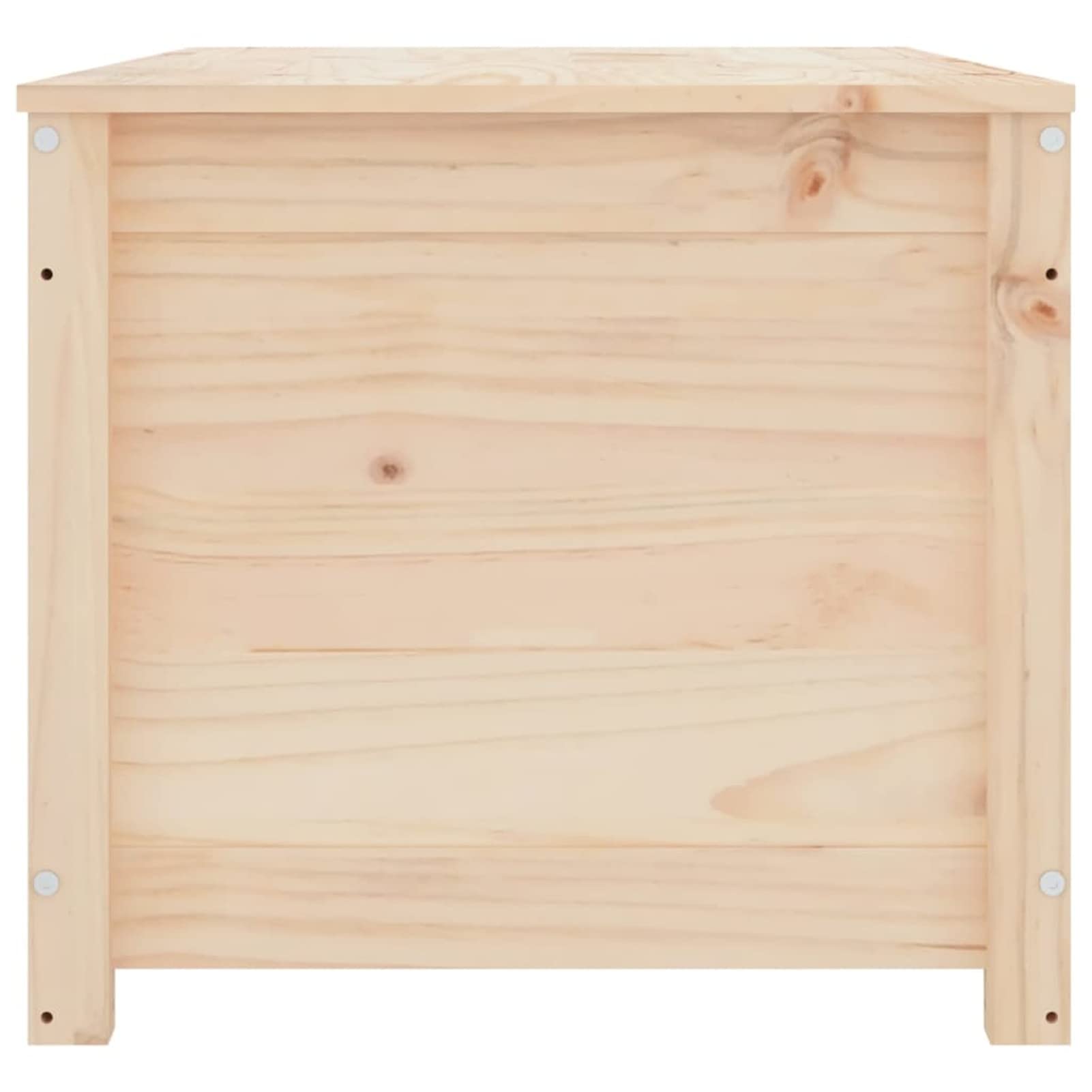 Truhe mit viel Stauraum Aufbewahrungstruhe mit Deckel Aufbewahrungsbox Möbel Holztruhen für Flur 110x50x45,5 cm Massivholz Kiefer
