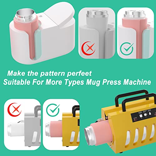 Sublimation Tumbler Wrap Compatible With Cricut Mug Press Tumbler Heat Press Machine 3 Thicknesses For Sublimation Tumblers Blanks Products Mug Press Attachment 11 X 5" Sublimation Wraps #TOP2