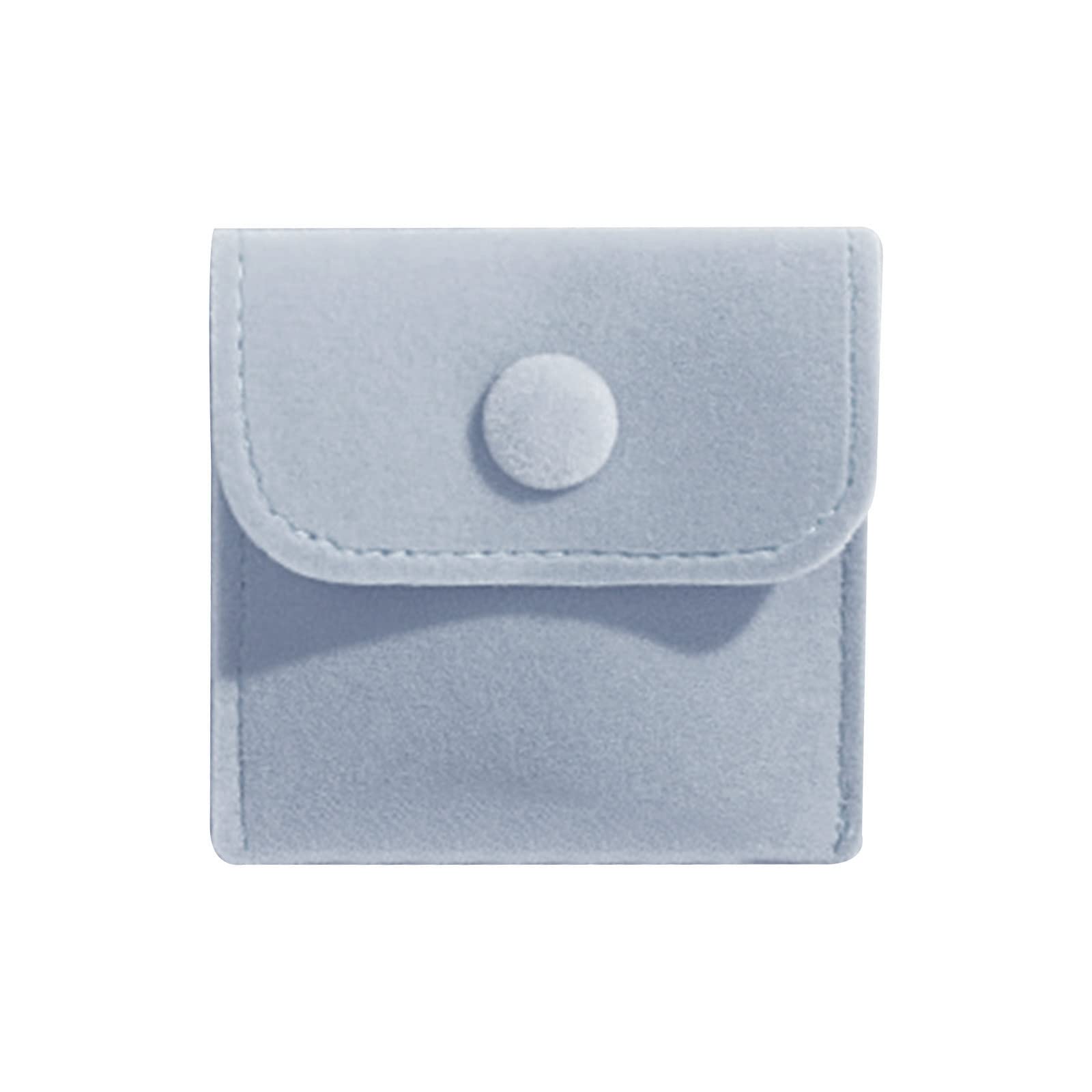 Haodream Jewelry Pouch Storage Bag Rings Button Bag with Snap Watch Storage Gift Pack Pouch Watch Organizer Jewelry Pouches Organizer