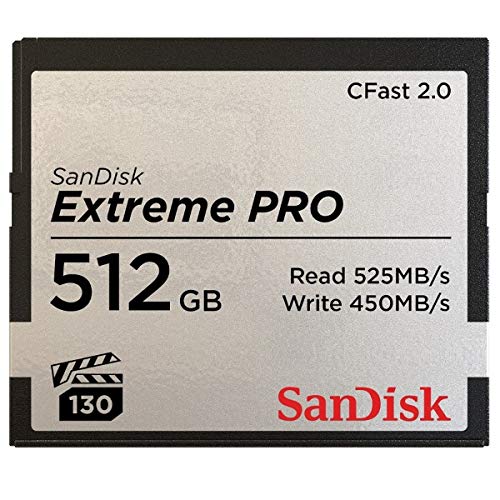 SanDisk(�T���f�B�X�N) CFast�J�[�h ExtremePRO(�G�N�X�g���[���v��) SDCFSP-512G-J46D [512GB]