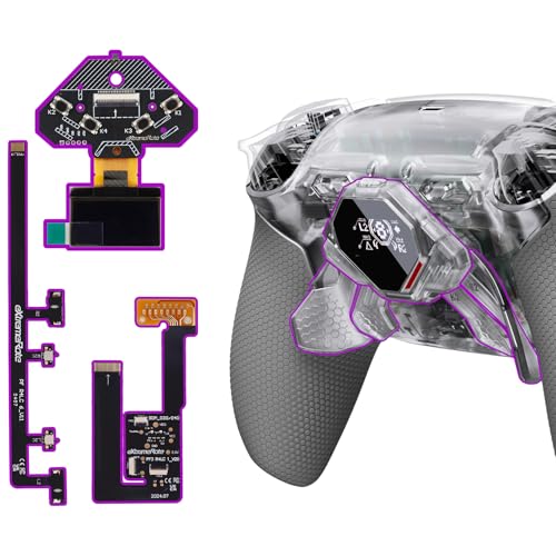 Palette manette PS5 BDM-030 040 boutons programmable OLED clicky trigger stop transparent