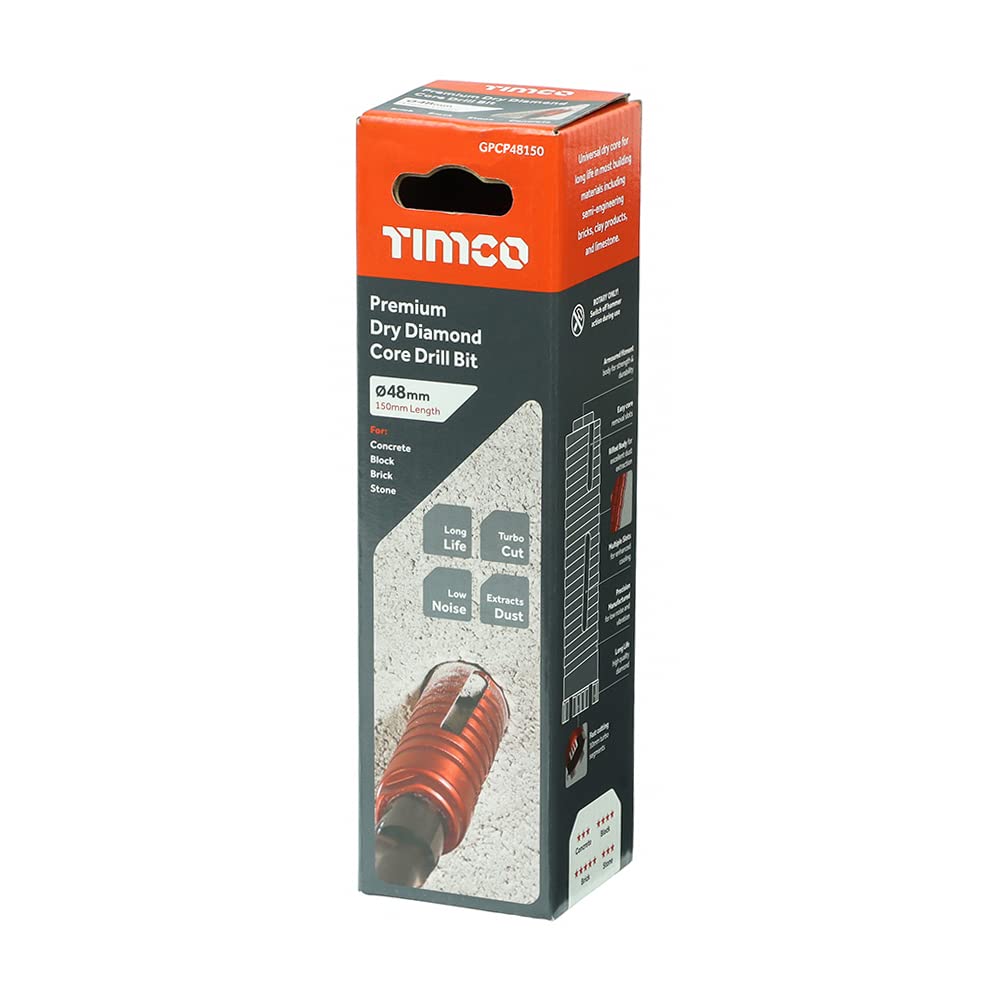 TIMCO Diamond GP Core Bit - 48 x 150mm - 1 pc - Image 2