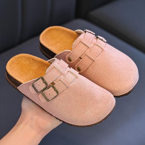 IWIHMIV Children Soft Cork Lightweight Sandals Summer Beach Soft Sole Slippers Non Slip Flat Sandals for Indoor Outdoor4