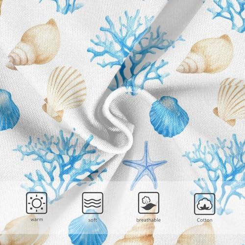 Girls' Underwear Ocean Conch Coral Shell Toddle Brief Panties 203011573