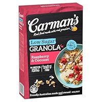 Carman's Low Sugar Raspberry and Coconut Granola 450 g