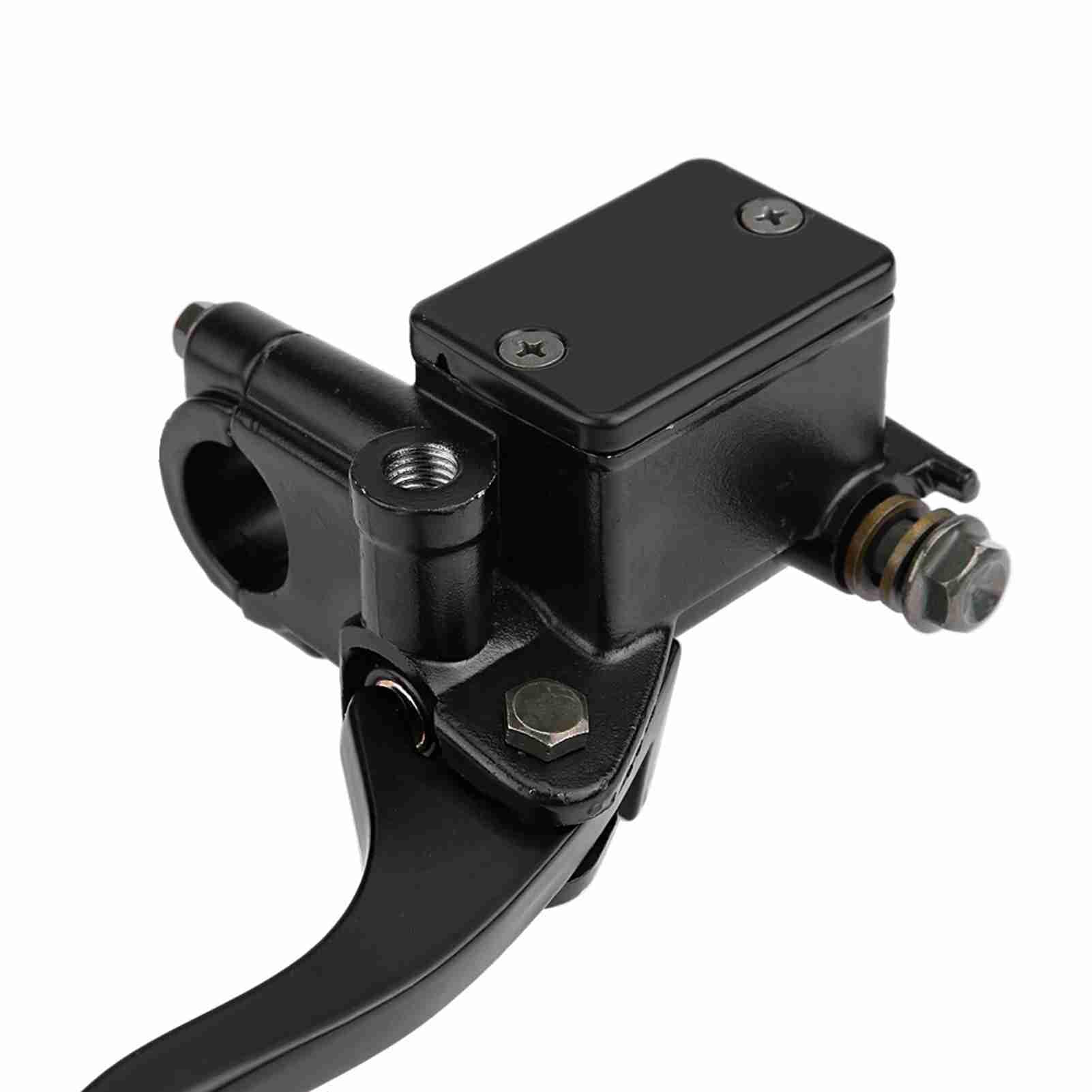 VOBOR Pompa Freno Anteriore Moto, Alluminio Pompa Freno Anteriore Destra Universale, Manubrio Leva Freno Giusto Moto Sostituzione per Rancher Sportrax Rincon 250 350 400 450