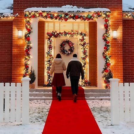 3x10 ft Extra Thick Red Carpet Runner for Party & Events,Festival Celebration,Prom Proposal & Wedding, Graduation Ceremony, Award Ceremony,VIP Reception,Heavy-Duty Red Rug - Image 2