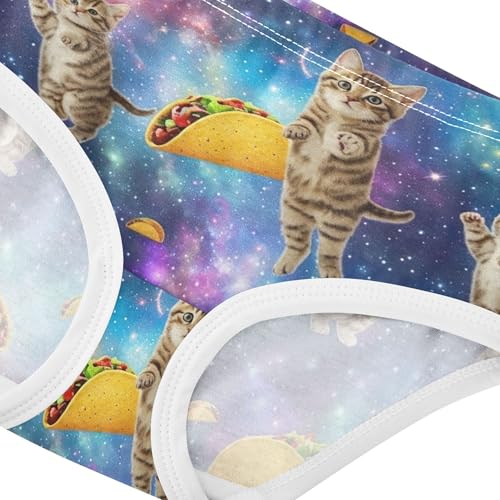 Cute Kittens Purple Cats Prints Little Girl Panties Girls Underwear Toddler Cotton Durable Kids Briefs Undies 2t4