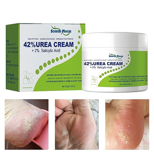 urea - urea fuerza máxima 42 por ciento para pies - Gel removedor pies callosos, 3.52 fl. Crema nutritiva para pies Oz para talones secos y agrietados Cypreason