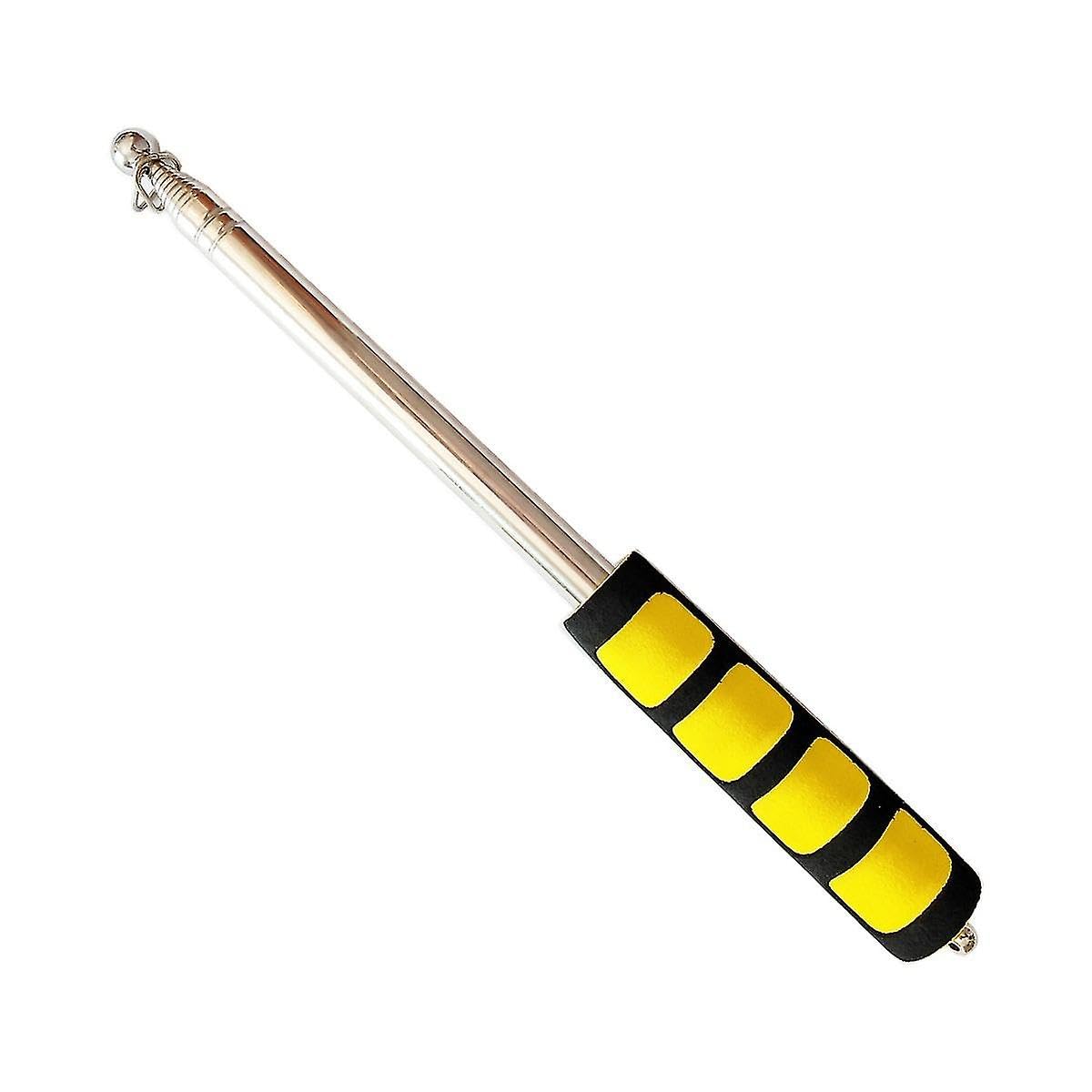 Pullox 5 Feet Telescopic Flagpole Portable Handheld Staff with Clips - Lightweight Extendable Stainless Steel with Anti-Slip Grip - Collapsable Flag Pole for Tour Guides & Pointer Color as Available-image-33