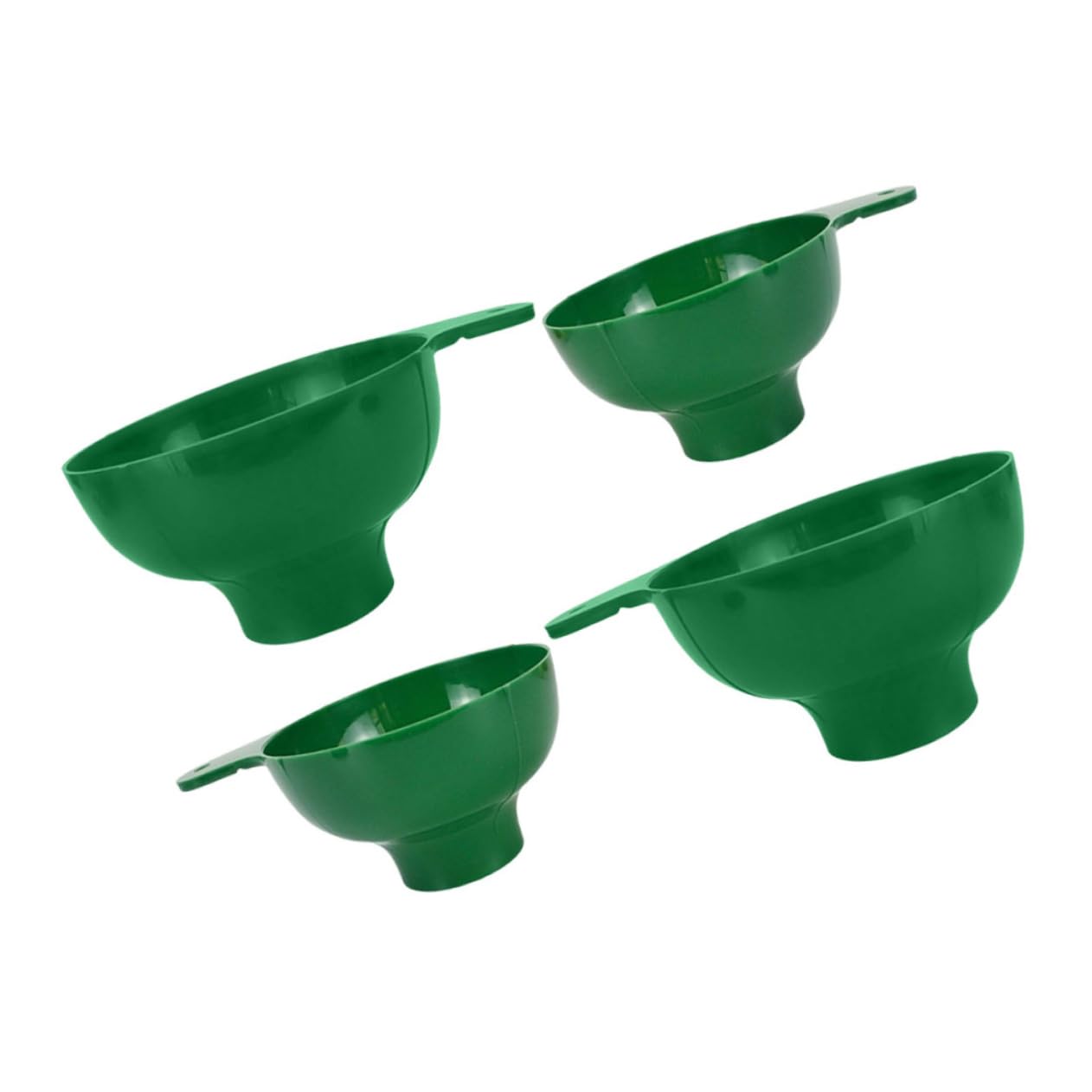 IMIKEYA 16piezas Embudo De Cocina Reutilizable De Plástico Grande Para Llenar Tarros y Frascos Para Mermeladas Salsas y