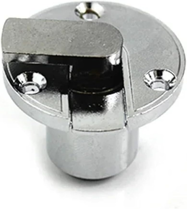 Circular Drawer Lock Wooden Kitchen Cabinet Push Lock Nickel Computer Key Keyed Different Furniture Hardware 1Pcs