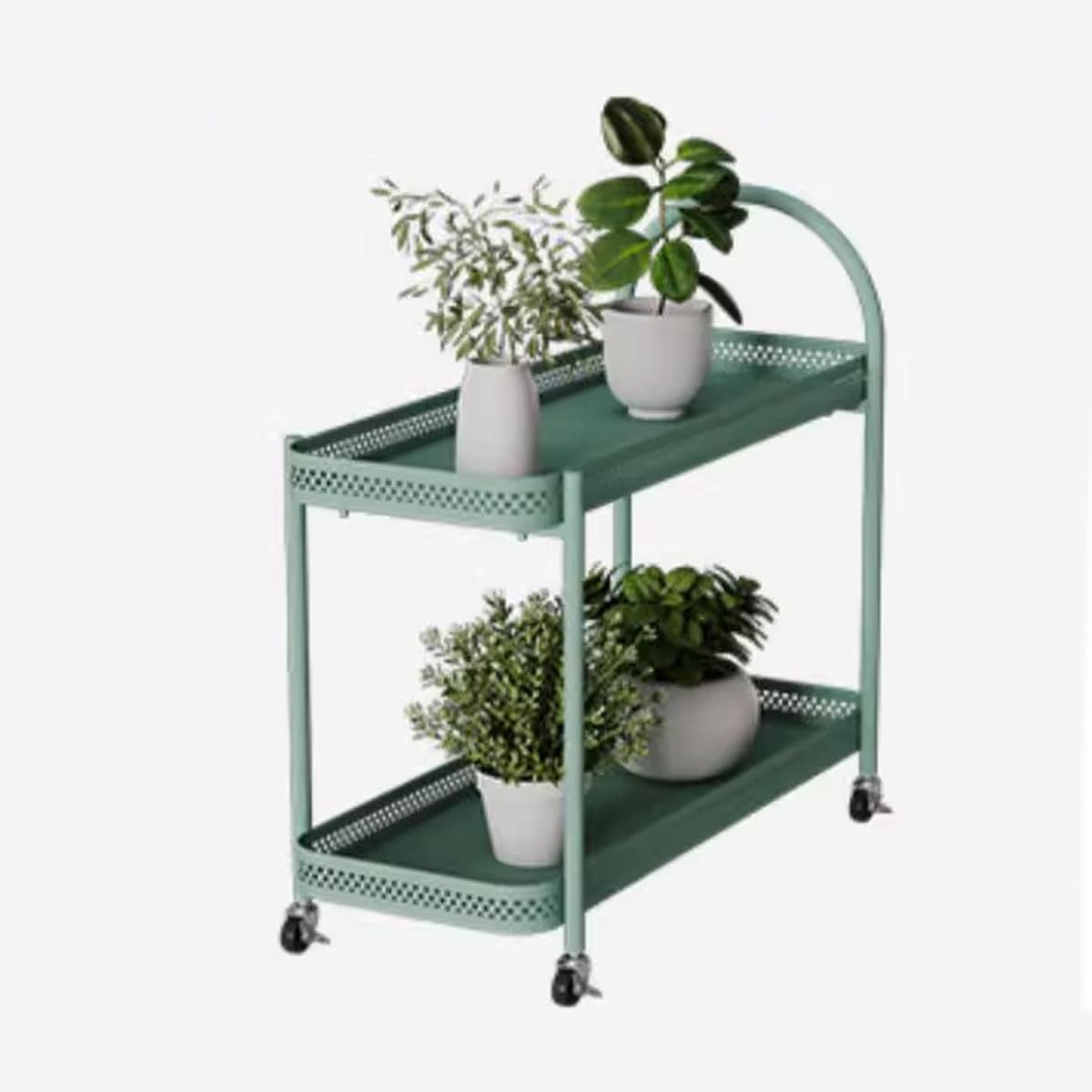 Amazon.co.jp: 植木鉢棚、床に落ちた植木棚、植物棚、二重置物、小型