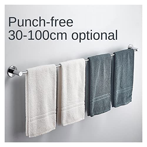 Toallero cromado de pared para baño con barra de 30 cm de longitud 4