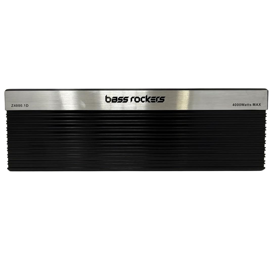 Bass Rockers 4000W/2000W RMS Mono Block Class D Car Audio Bass Amplifier