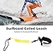 PU Cord Board Leash, Leg Leash, for Bodyboard Surfboard(Yellow)