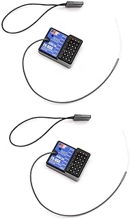 GoolRC Flysky FS-BS6 Receiver 2.4Ghz 6CH AFHDS2 Receiver Compatible with Flysky FS-GT5 FS-IT4S RC Transmitter for RC Car Boat (2PCS)