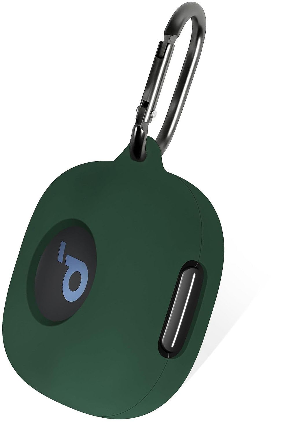 Geiomoo Soft Silicone Case for Anker Soundcore Sport X20, Shockproof Protective Skin Cover with Carabiner (Emerald Green)