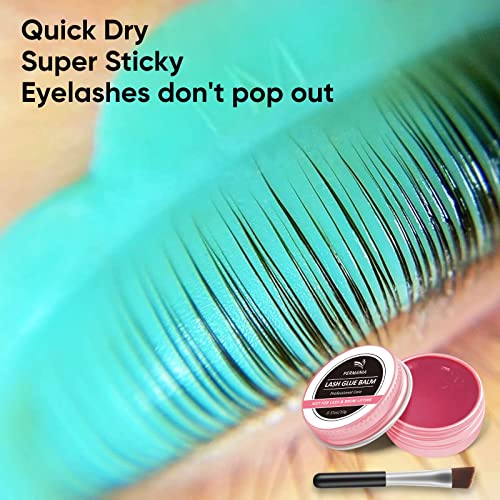 2. Bild von PERMANIA Lash Lifting Kleber, Wimpernlifting Kleber, Wimpernkleber, Augenbrauen kleber,Erdbeergeschmack, Schnell trocknend -10g