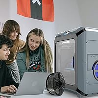 Flashforge PLA Galaxy 1,75 mm 3D-Drucker-Filamente (Galaxy mattschwarz, 1 kg) – Ansicht 5