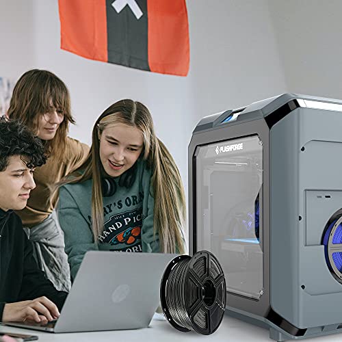 Flashforge PLA Galaxy 3D Printer Filament 1.75mm, 3D Printing Material, Spool-Dimensional Accuracy +/- 0.05mm Fit Most FDM/FFF Printer (Galaxy Matte Black, 1kg)