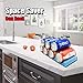 AYOTEE Refrigerator drawer organizer Fridge clear stackable drawers Organizer Bins stackable stackable fridge storage bins drawers for Fridge,Freezers (MEDIUM)