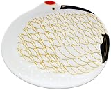 有田焼うつわ紀行 プレート 皿 「 鶴形 」 小皿 雪衣金羽根 直径約9cm おめでたいうつわ 迎春食器 日本製 96782