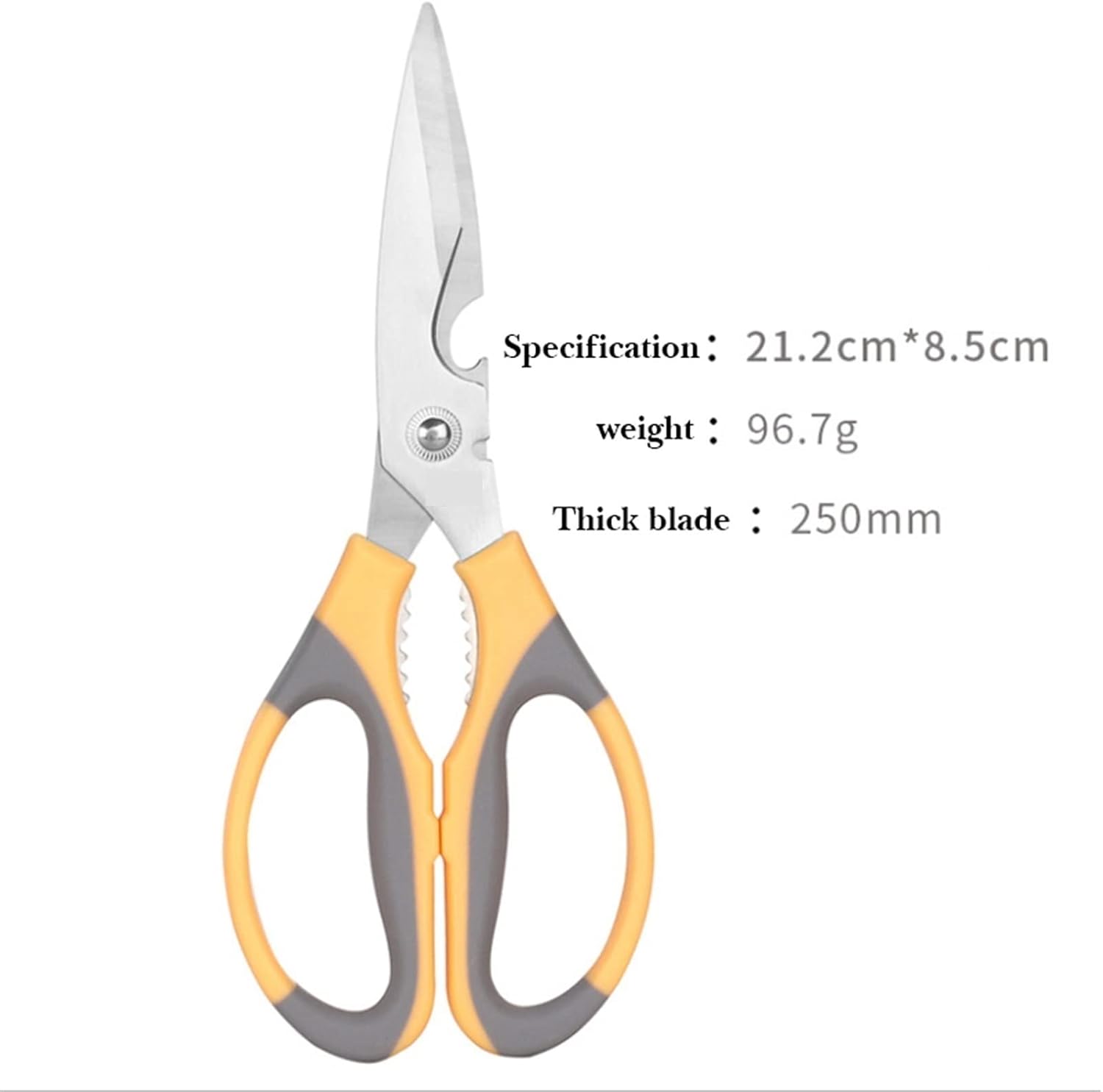 INLIMA Gardening Scissors Scissors Stainless Steel Scissors Purpose Shears Tool Cut Garden Scissors (Color : Orange)