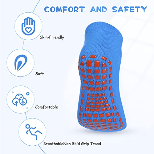 20 Pair Kids Baby Non Slip Socks Anti Skid Slipper Socks Ankle Grip Socks With Grippers For 1-12 Years Children Infants Toddler Boys Girls (Medium) #TOP2