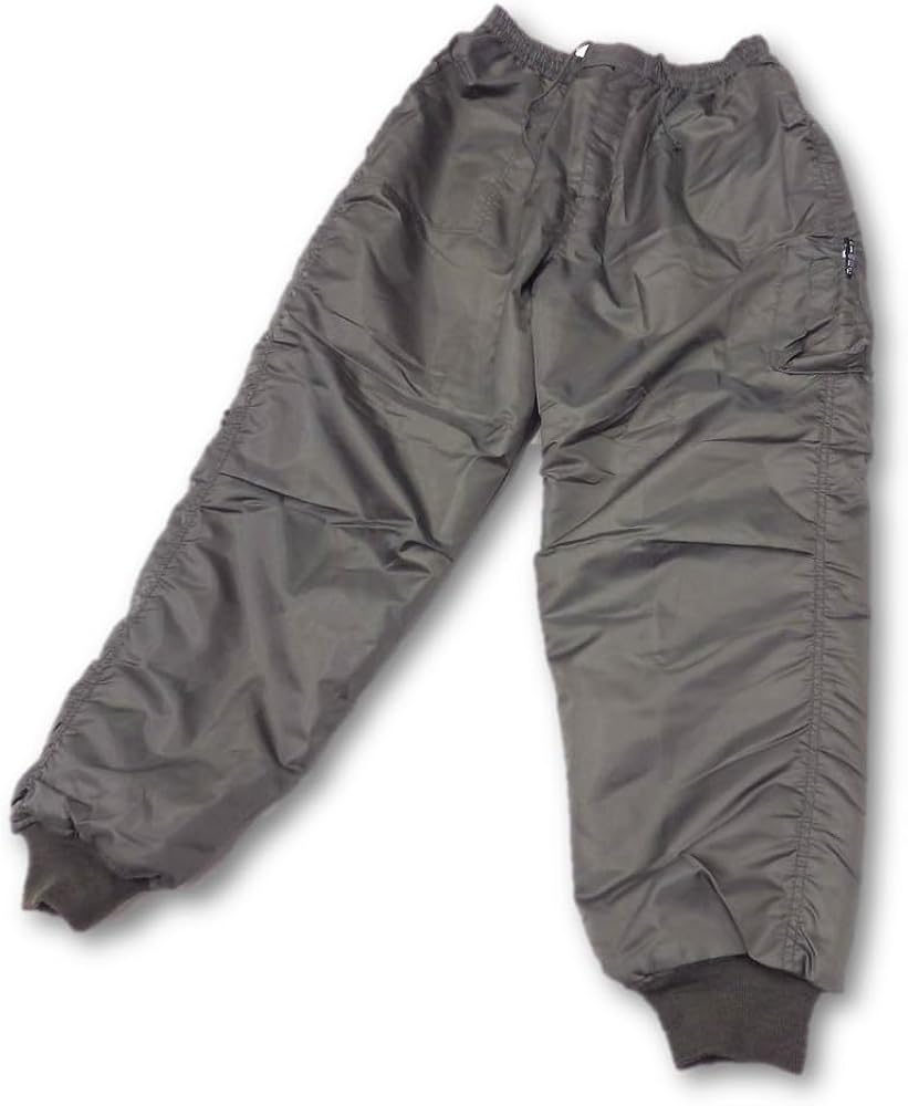 Amazon | ボリューミーな中綿入り パラシュートパンツ 防寒パンツ