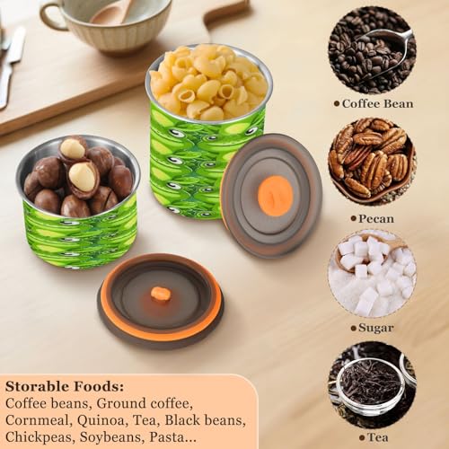 Envase hermético para café de acero inoxidable, 30 oz miniatura 5