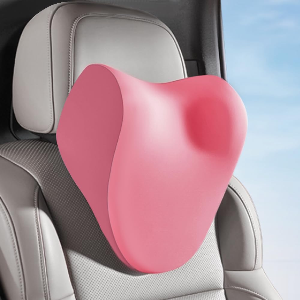 Auto-Nackenkissen zum Fahren, Kopf- und Nackenstützenkissen für Auto-Kopfstütze, Nackenstütze für Autofahren oder Reisen oder Schlafen von Zubehör mit Memory-Schaum