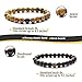 Anavego True Bond Matching Couples Bracelet Set with Storage Box. Wooden & Jasper 8 Millimeter Beaded. Unique 5 5th Year Marriage Wood Gifts for Him Her Boyfriend Girlfriend Husband Wife