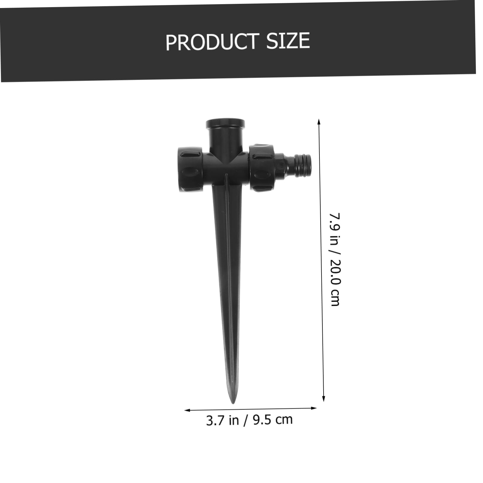 UPKOCH 5 Set Sprinkler Rotante Automatico Piccolo Picchetto Per Irrigatore Irrigatori Prato Piante Spruzzino Punta Per Irrigatore Multiuso Irrigazione Di Picchi Plastica Nero 5 Pezzi*5