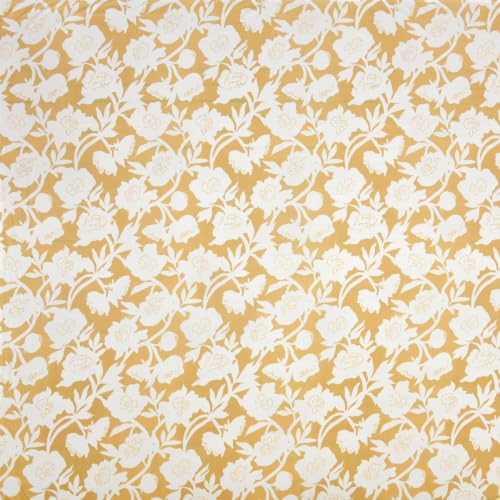 Image of King Size Fitted Bedsheet for Double Bed | 300 TC Cotton Feel Microfiber | All Around Elastic with 2 Frill Pillow Covers | Soft & Durable | (YellowFrill, Fitted - Double72x72)