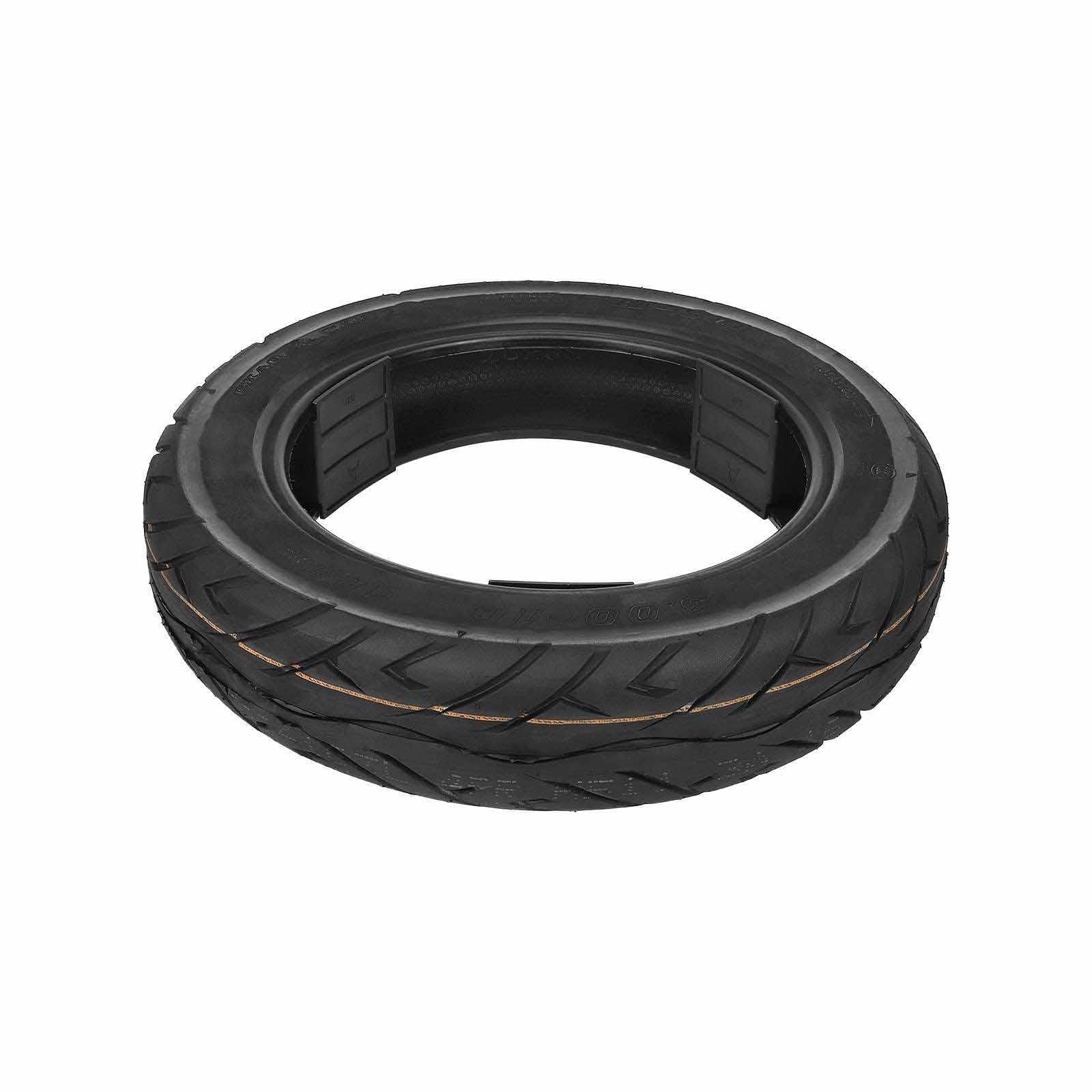Neumático para Scooter Eléctrico Repuesto de Goma 10 Pulgadas Accesorios Antideslizantes con Absorción de Impactos Fácil Instalación Adecuado para