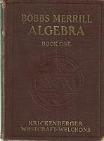 Bobbs-Merrill algebra B00085HUXC Book Cover