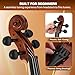 MUSTAR Violin, 4/4 Violin for Beginners, Classic Violin 4/4 Full Set with Bow, Rosins, Hard Case, Mute, Fingerboard Stickers, Shoulder Rest, Beginner KIt for Adults,Kids