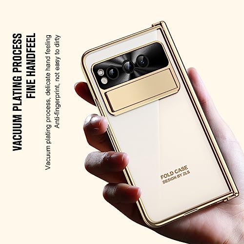Coque transparente Google Pixel Fold 5G 2023 rigide fine avec vitre de protection
