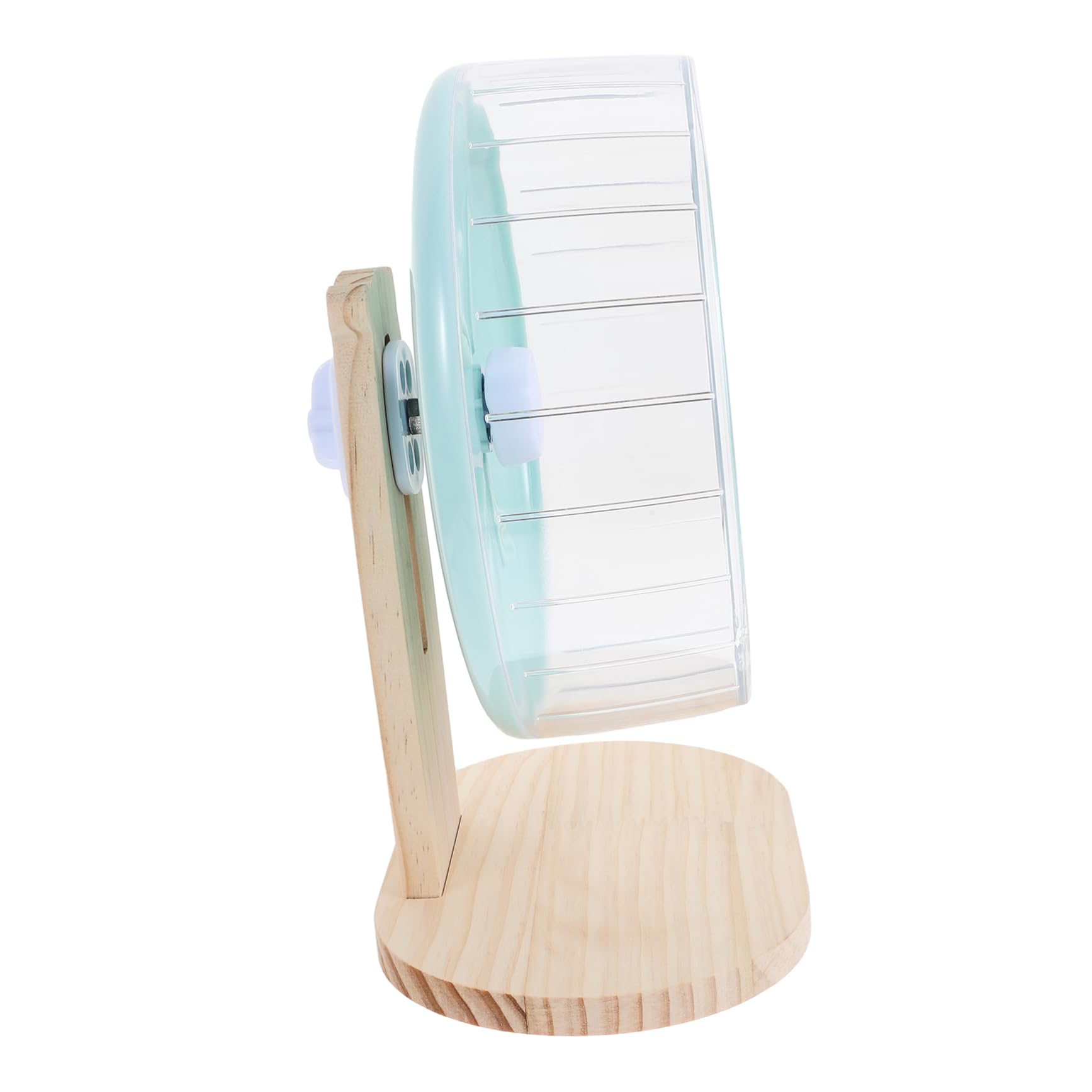Abaodam 1 Ensemble Roue Silencieuse pour Hamster Accessoire de Jeu pour Rongeurs et Chinchillas avec Support pour Petits Animaux