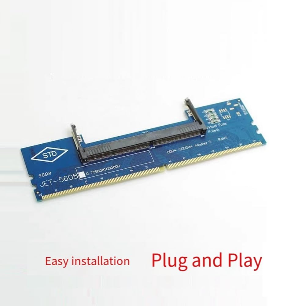 Adattatore RAM DDR4 da laptop a desktop SO-DIMM a PC DIMM 2 pezzi scheda di memoria laptop RAM a PC desktop modulo test