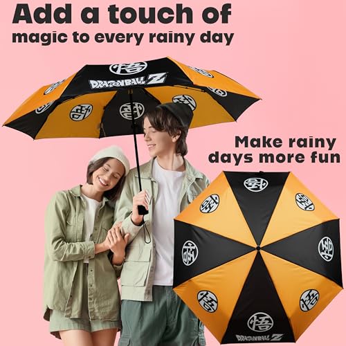 Image of Get Trend Super Mario One Piece Hello Kitty Kids Windproof Travel Umbrella | Strong Folding Compact Umbrellas for Rain, Lightweight, Portable Kids Travel Essentials, Fits Backpack & Car, Gifts for Boys