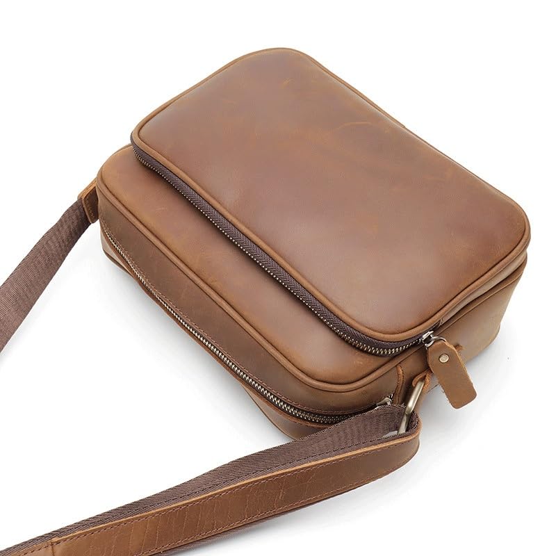 Bolso Vintage para Hombre Grande Capacidad Cruzado miniatura 3