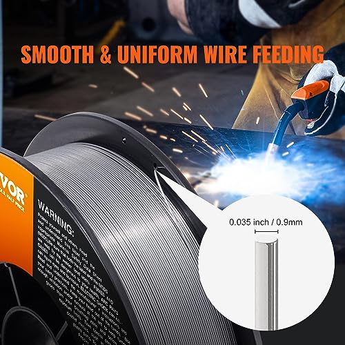 Vevor E71T-GS 0.035-INCH 10LBS Gasless Mild Steel Mig Welding Wire thumb #3