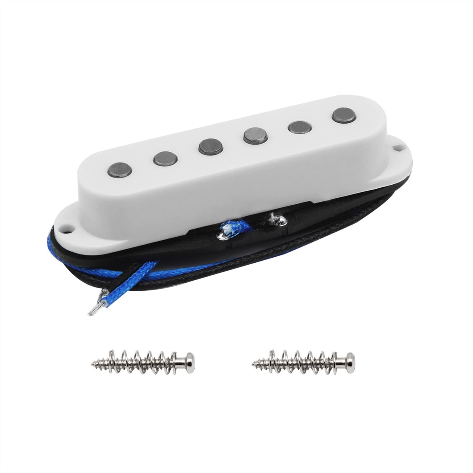 Humbuckers 3pcs Alnico 5 HSH Pickups Set Humbucker Y Pickups De Una Sola Bobina Blanca para Piezas De Guitarra Eléctrica