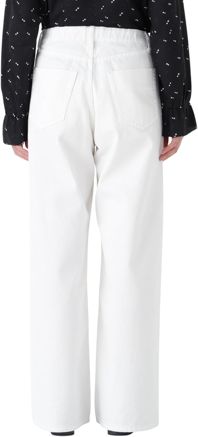 HUMAN WOMAN(ヒューマンウーマン) セミワイドパンツ(10.3ozソフトデニム) / レディース / 077-613010