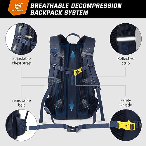 SKYSPER Hiking Daypack 30L Camping Backpack, Day Packs for Men Women Travel Outdoor Camp3