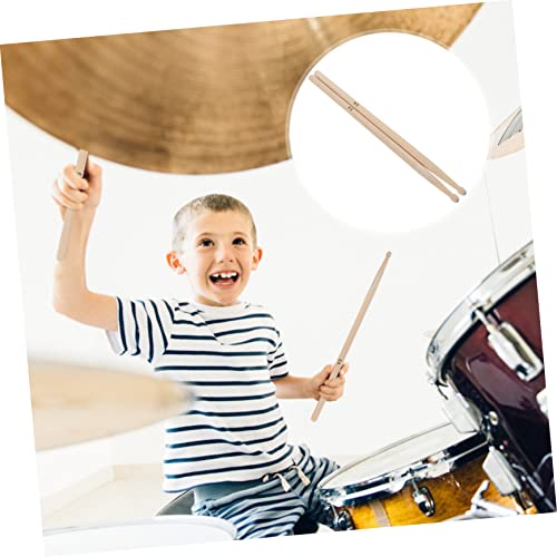 Baquetas de madera de arce Toddmomy, 1 par, para instrumentos de percusión, agarre suave, ideal para práctica y actuación miniatura 4