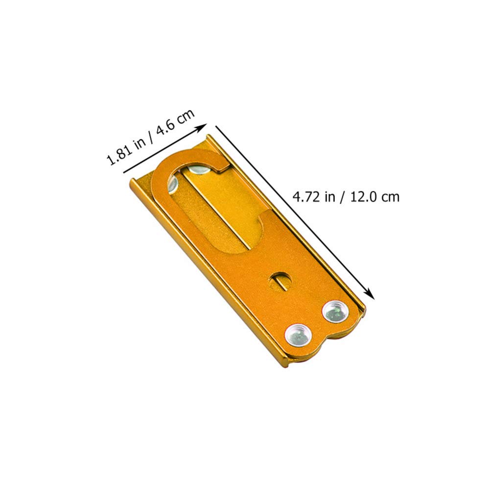 Percha plegable de aleación de aluminio – Perchas de viaje que ahorran espacio para camping, senderismo, mochileros y uso doméstico – Ligero, ideal para nización de ropa
