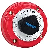 SupplyMount 8503DP - Aftermarket Replacement Medium Duty Battery Selector Switch with Alternator Field Disconnect with O Key Lock Compatible with Perko